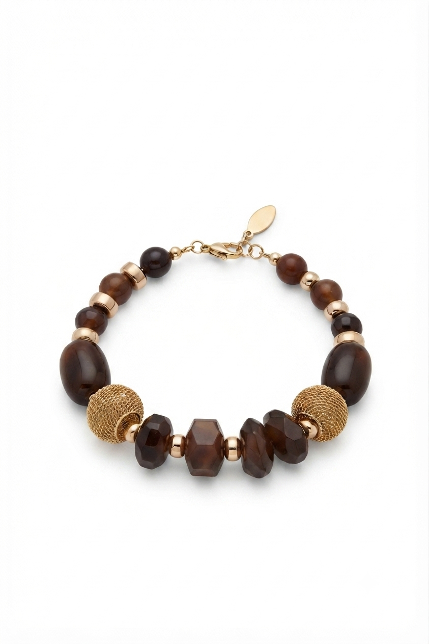 Pulsera chunky café - Image 2