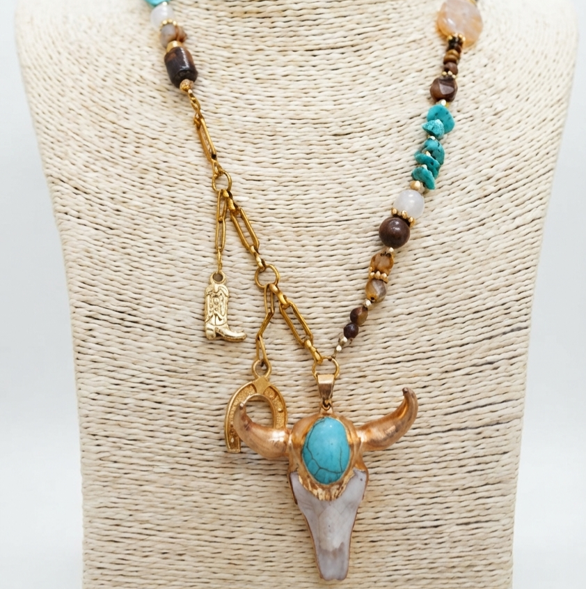 Collar turquesa toro - Image 3