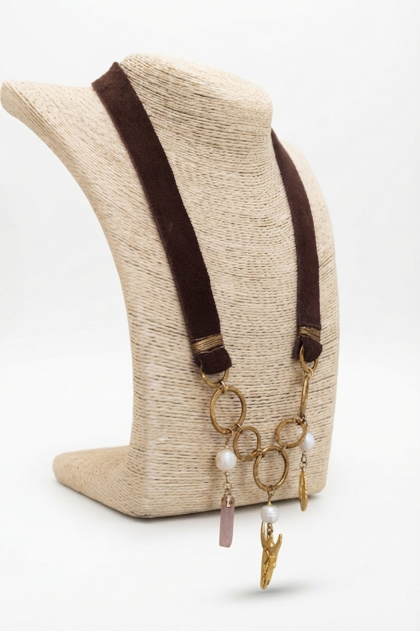 Collar de gamuza y toro - Image 2