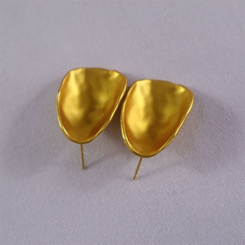 Aretes ovalados mate