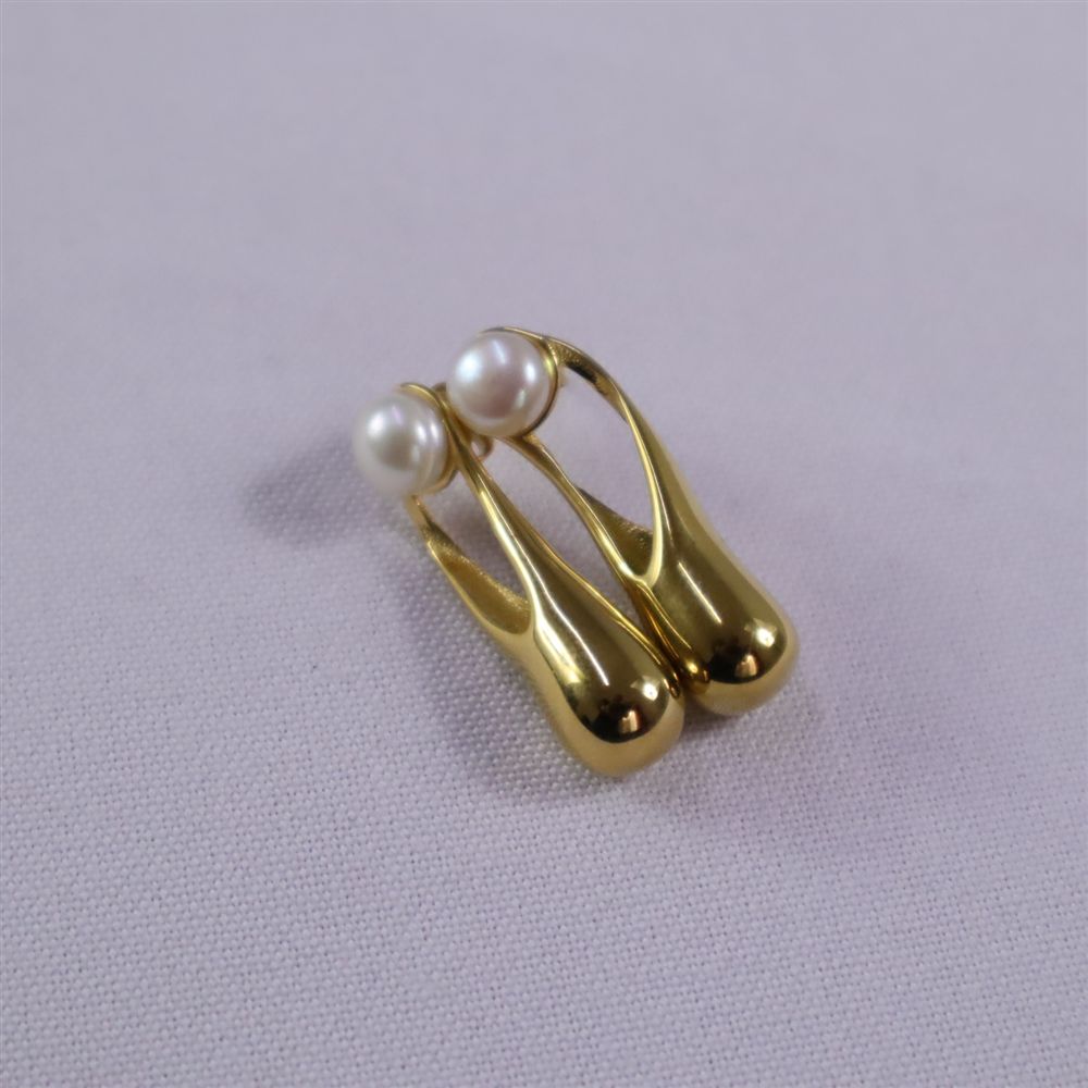 Aretes gota con pera - Image 2
