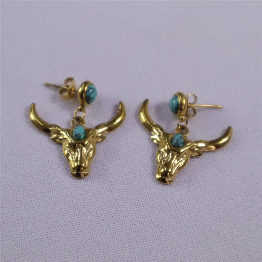 Arete toro turquesa