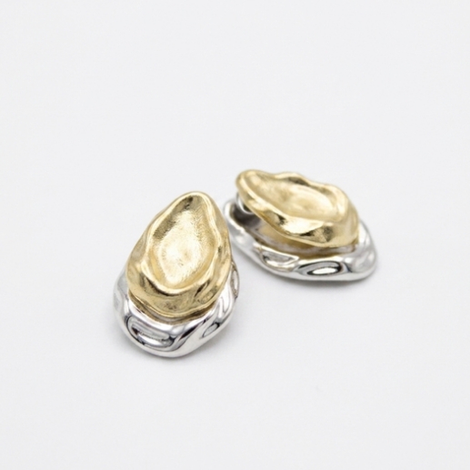 Arete bicolor doble oval