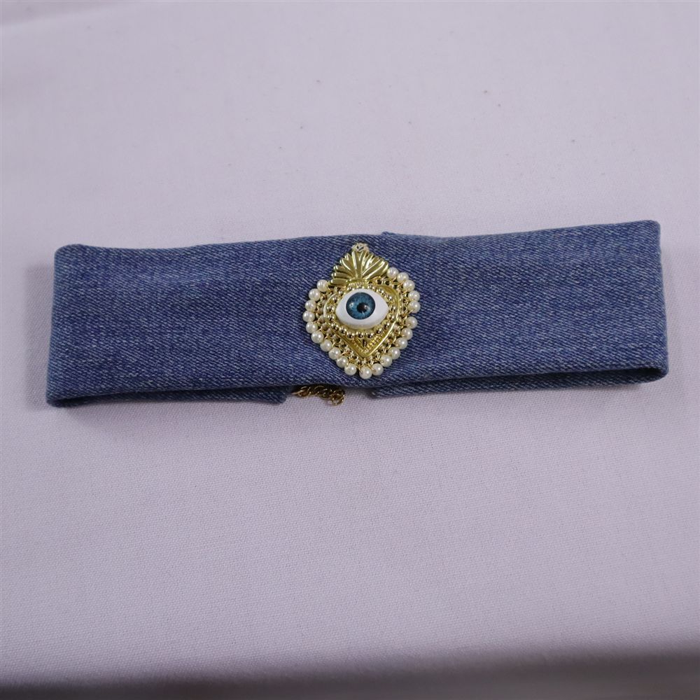 Choker de mezclilla