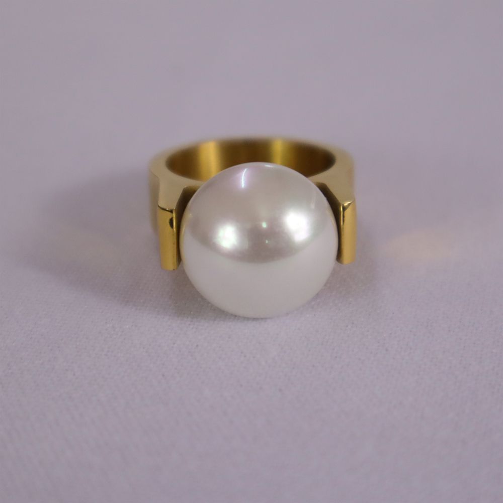 Anillo perla chunky - Image 2