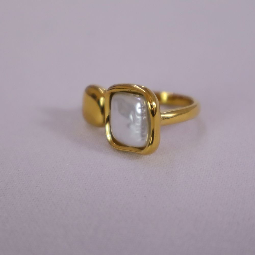 Anillo perla cuadrada - Image 2