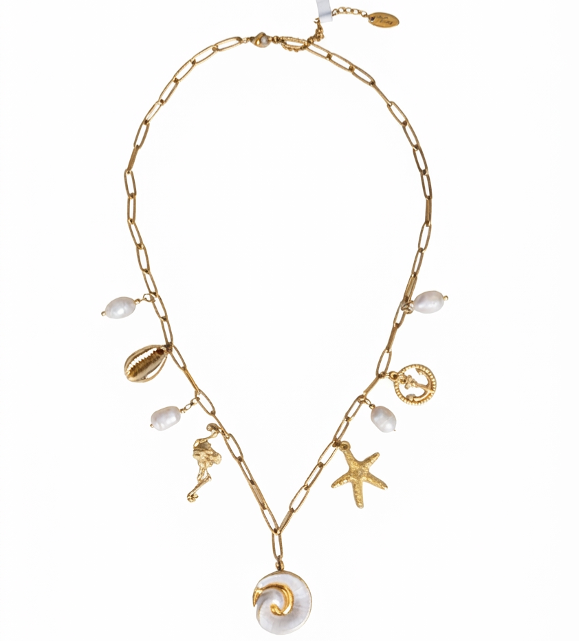 Collar Concha Blanca